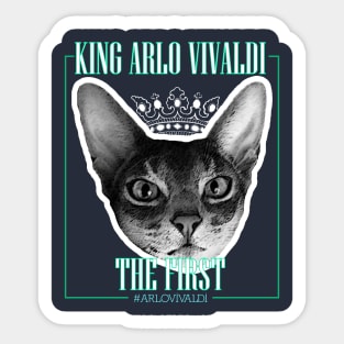 Arlo Vivaldi King First of USA Sticker